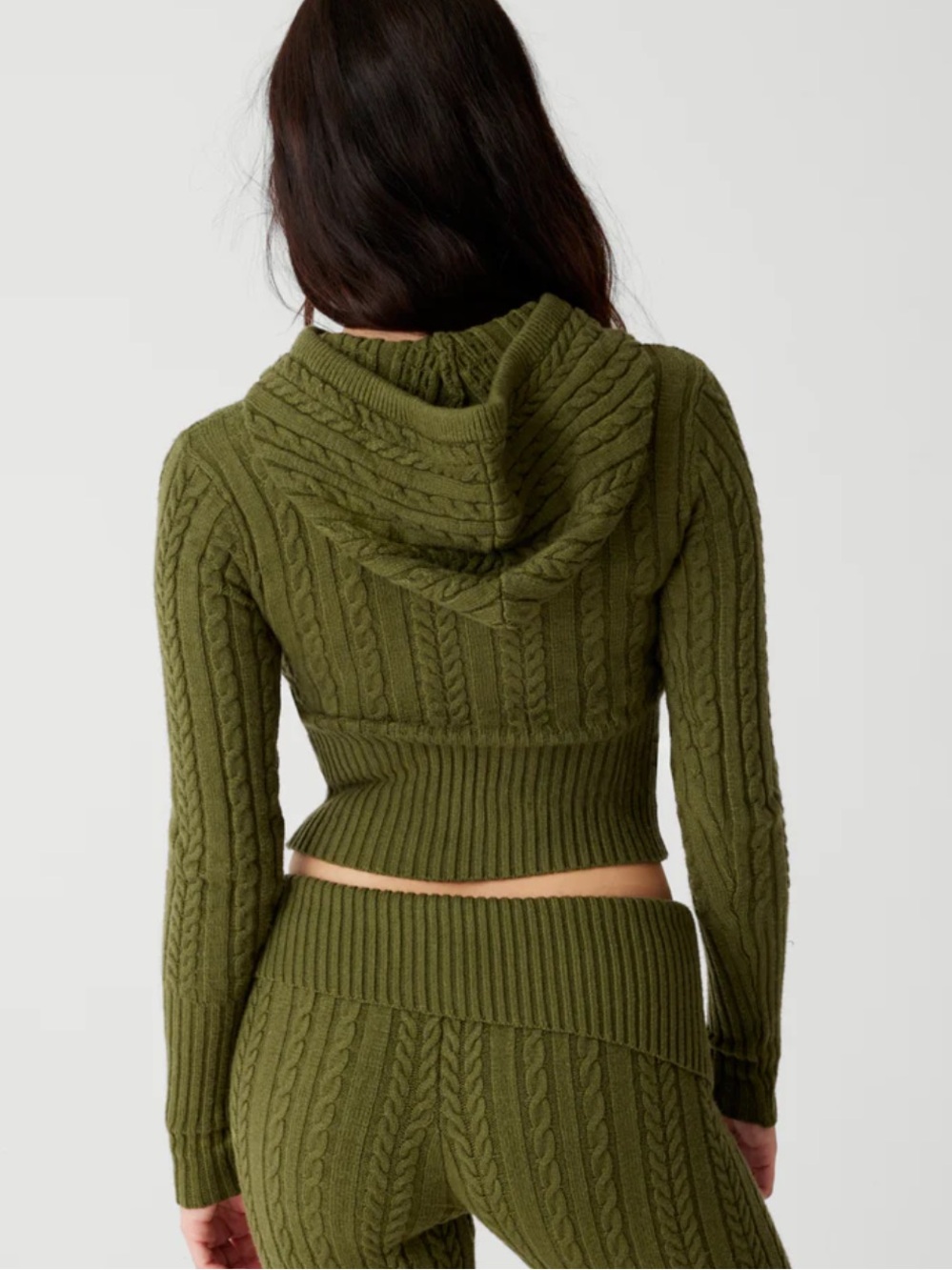 Frankie’s Bikinis Aimee Cable Cloud Knit Hoodie